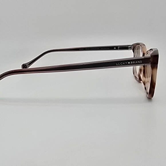 Lucky Brand D215 Pink Tortoise Eyeglasses Frame w/ Flexhinge 52-16-140 - Picture 5 of 13